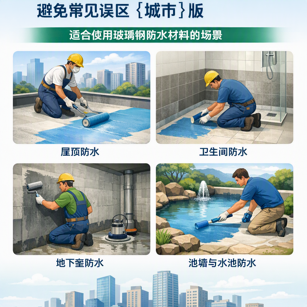玻璃钢防水材料施工注意事项，避免常见误区 安顺 版
